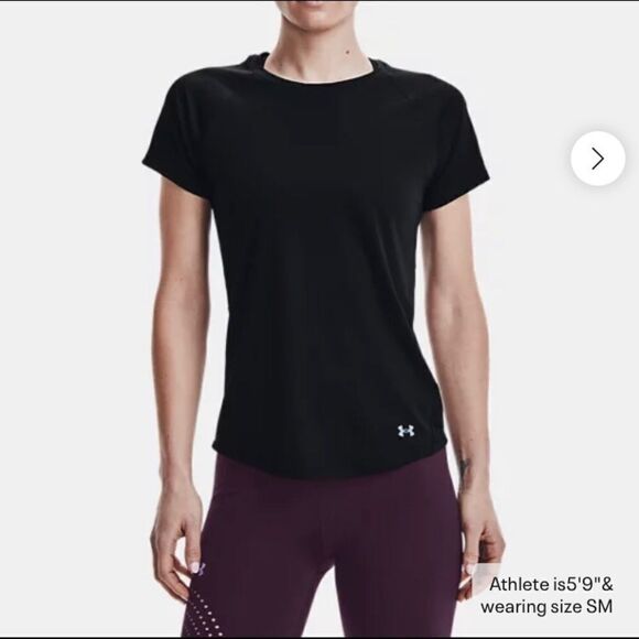 Under Armour Open Back Fitted Running Tee size Medium - Picture 1 of 5